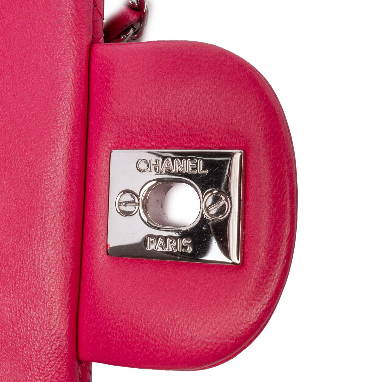 Chanel Extra Mini Rectangular Classic Lambskin Single Flap Roze