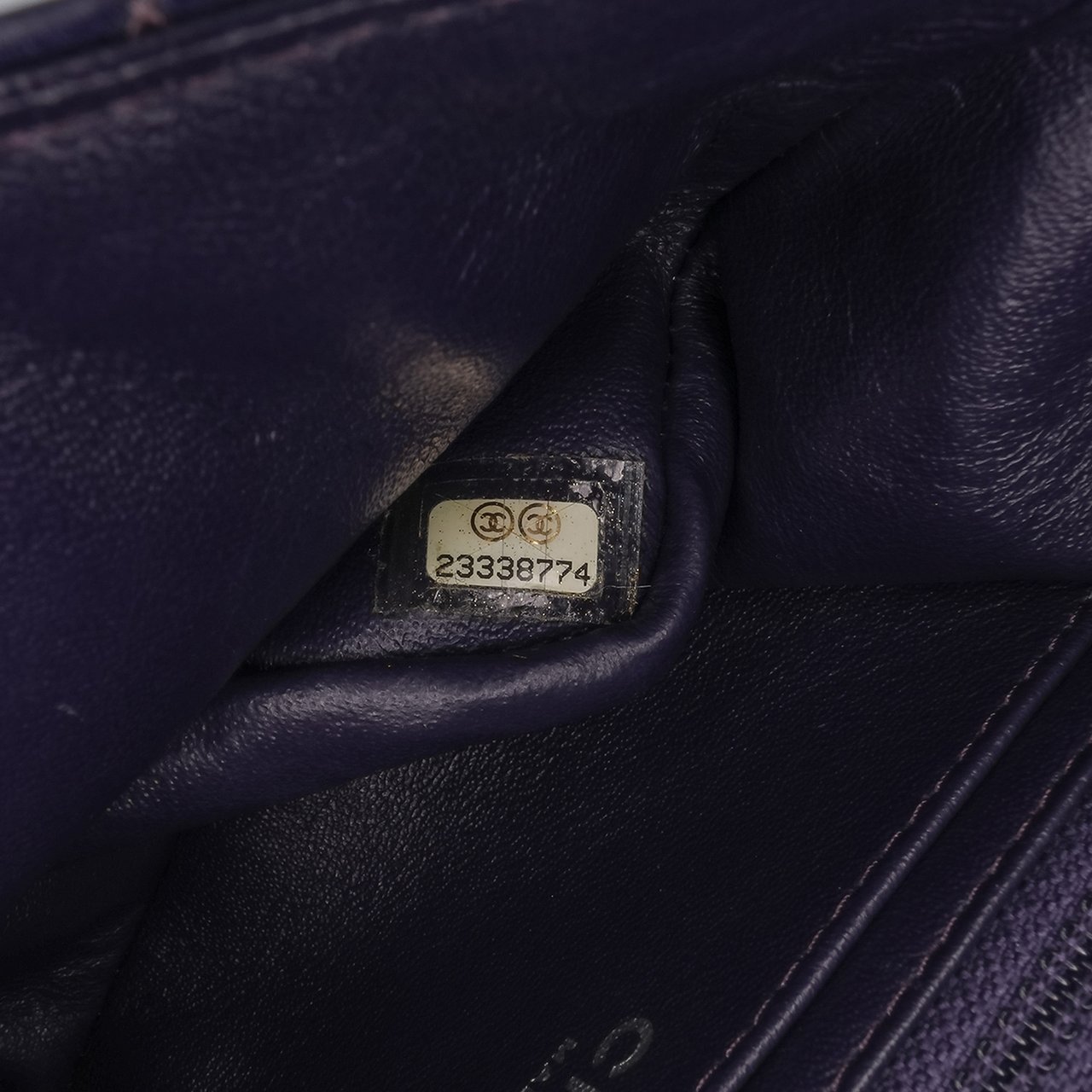Chanel Mini Square Classic Lambskin Single Flap Blauw