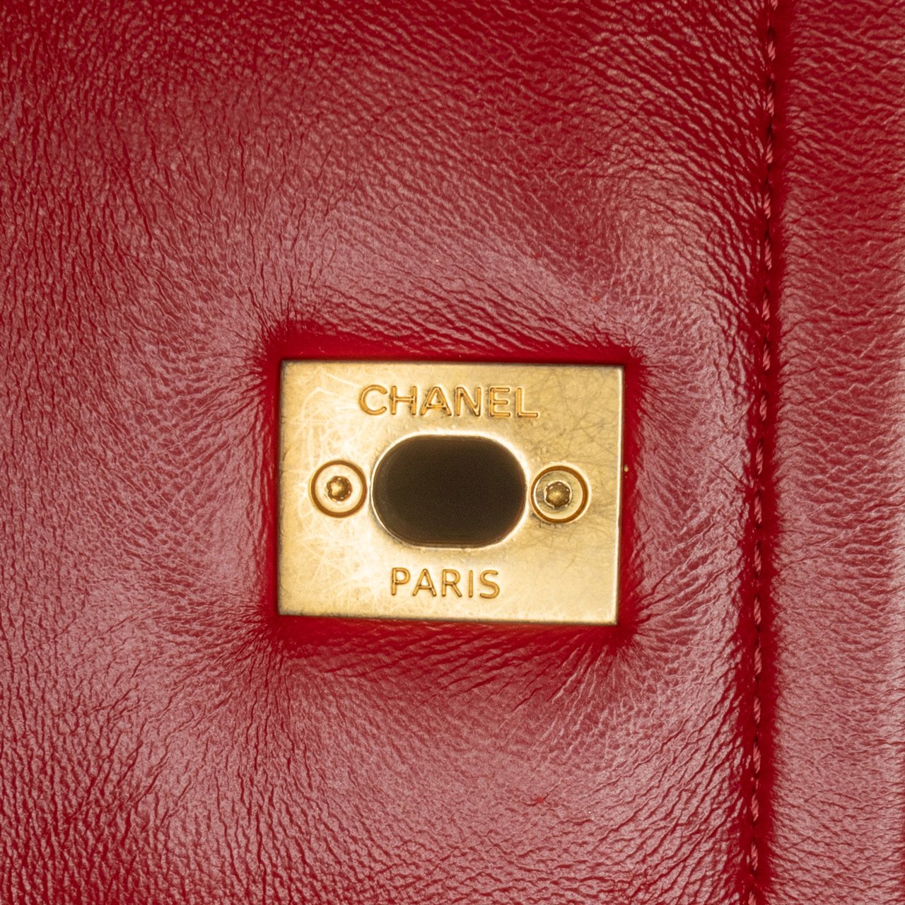 Chanel Mini Quilted Lambskin Soft Square Flap Rood