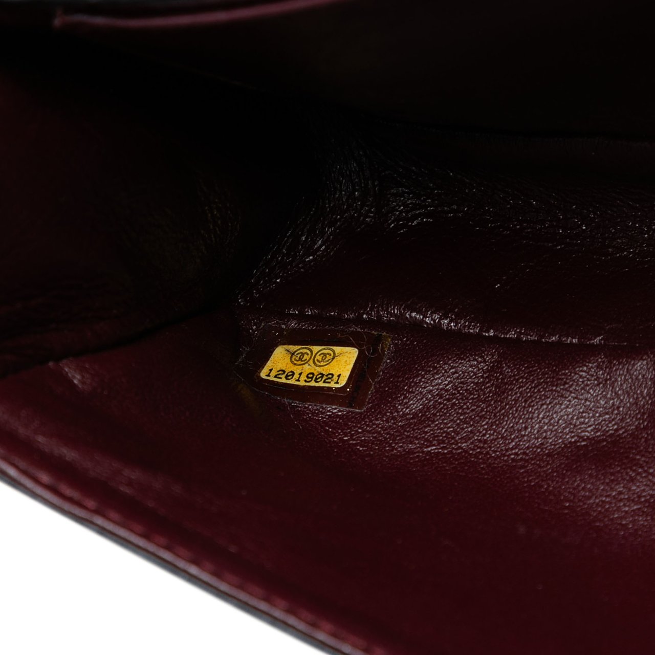 Chanel Reissue 2.55 Quilted Glazed Calfskin East West Single Flap Zwart