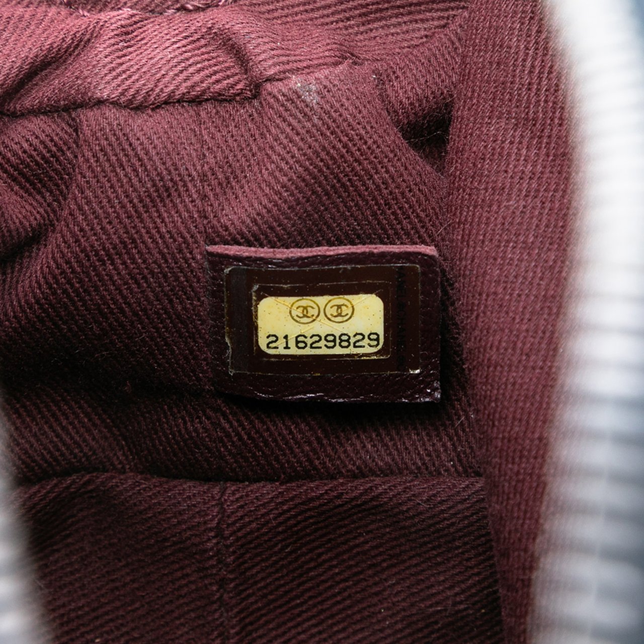 Chanel CC Woven Calfskin Bowling Bag Blauw