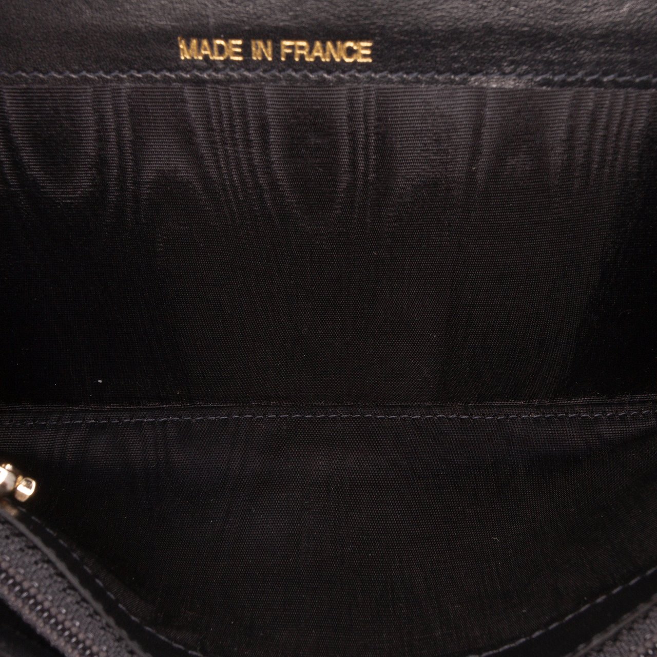 Chanel Denim Coco Flap Wallet Zwart