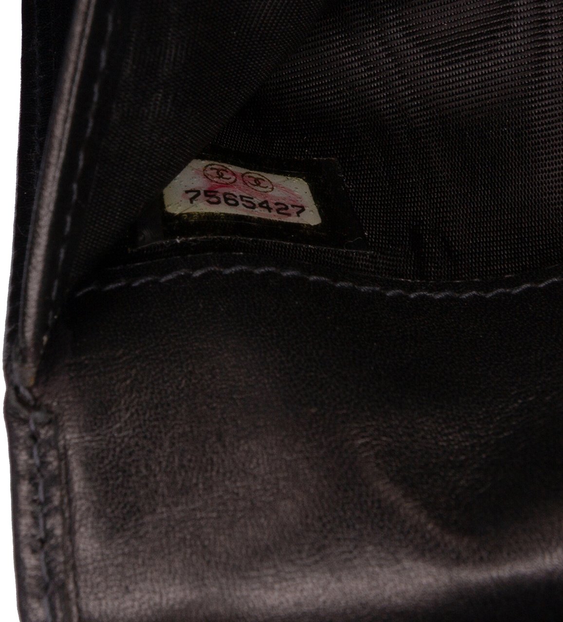 Chanel Denim Coco Flap Wallet Zwart