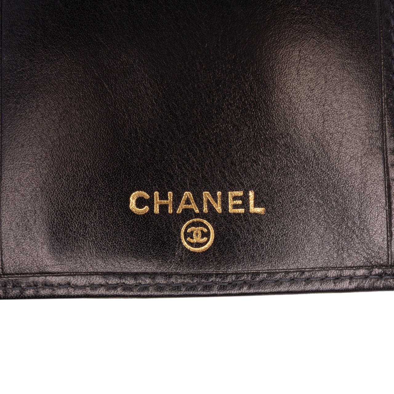 Chanel Denim Coco Flap Wallet Zwart