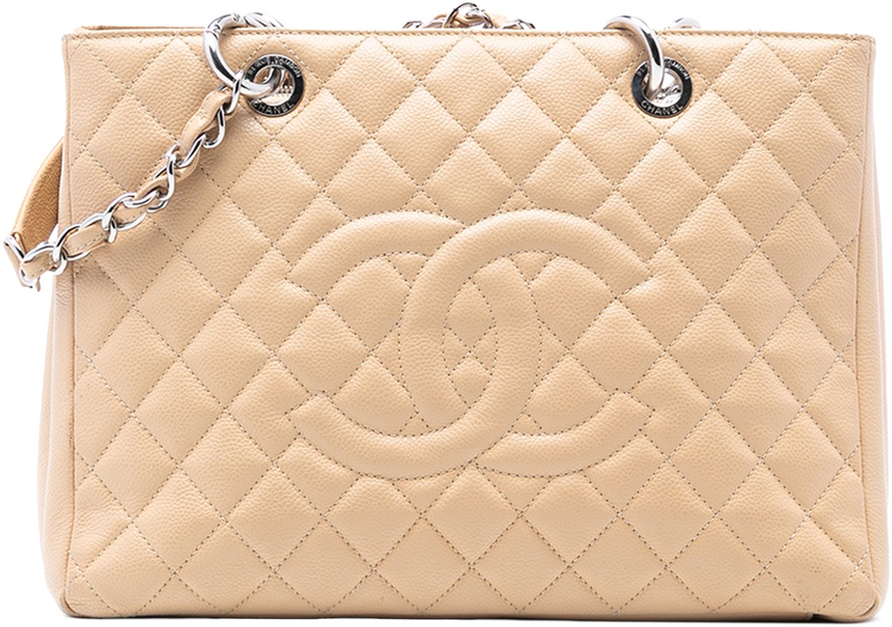Chanel Caviar Grand Shopping Tote Bruin