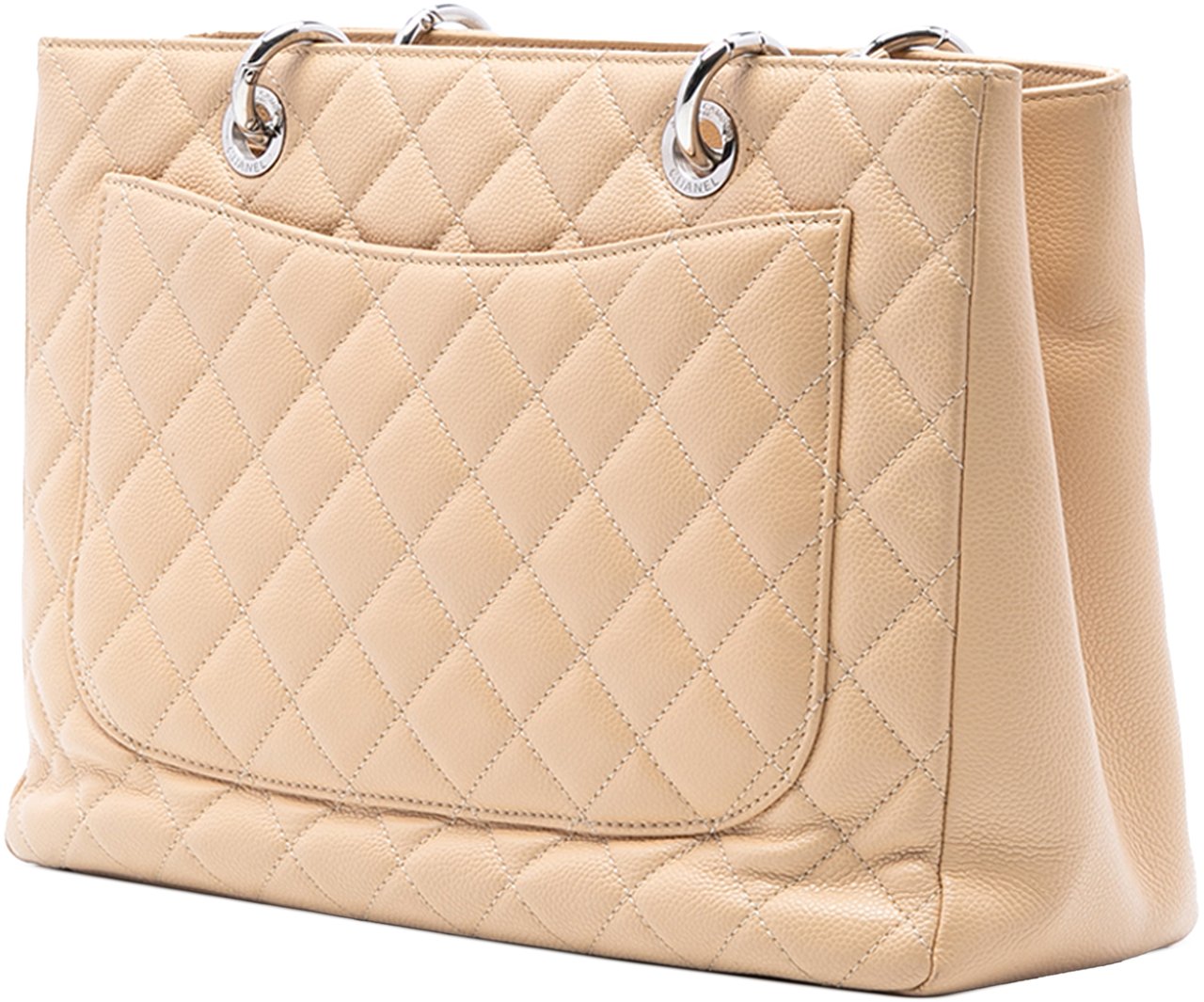 Chanel Caviar Grand Shopping Tote Bruin