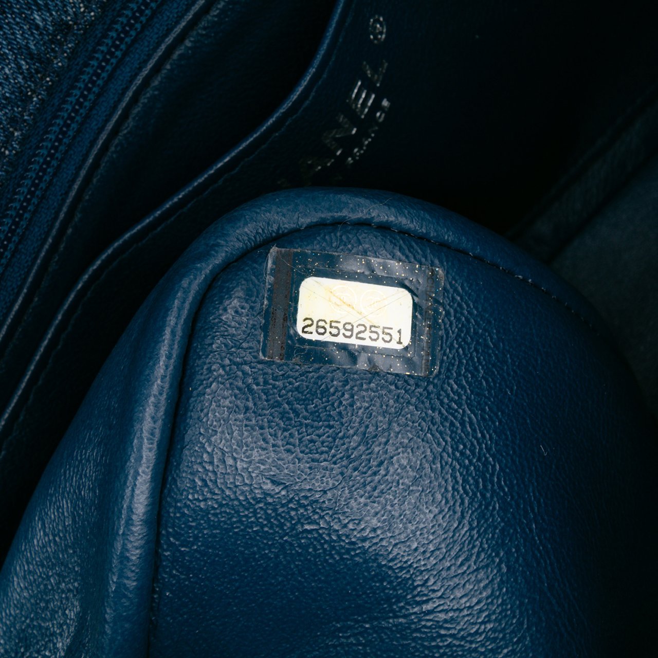 Chanel Quilted Denim Classic Single Flap Blauw