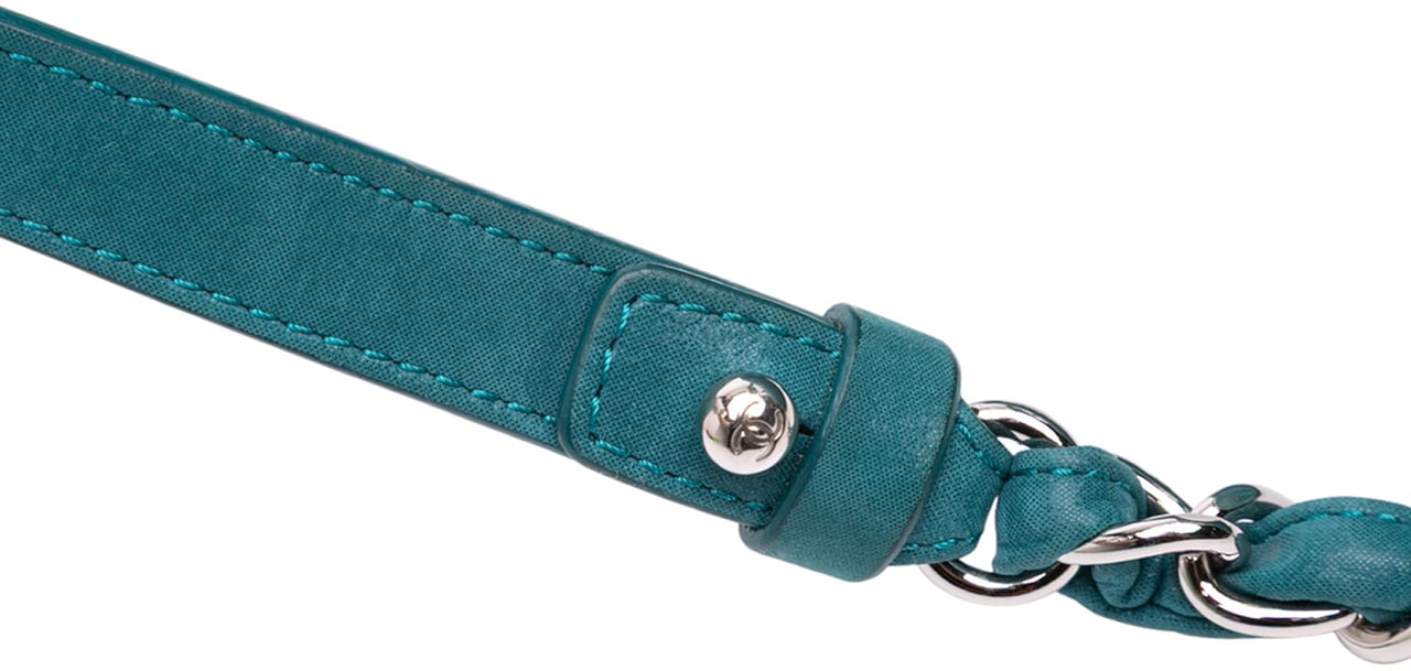 Chanel Small Iridescent Calfskin Sea Hit Tote Blauw