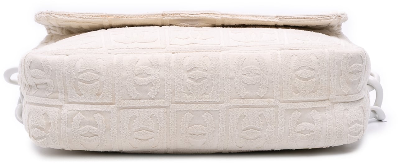 Chanel Terry Cloth Sport Line Flap Wit