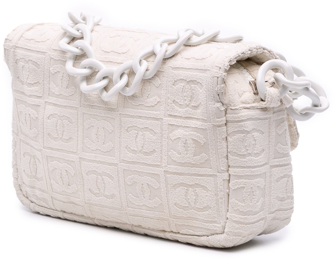 Chanel Terry Cloth Sport Line Flap Wit
