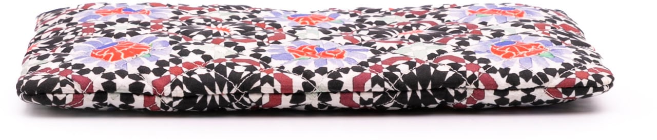 Chanel Paris Dubai Medium Printed Canvas Cosmetic Case Wit