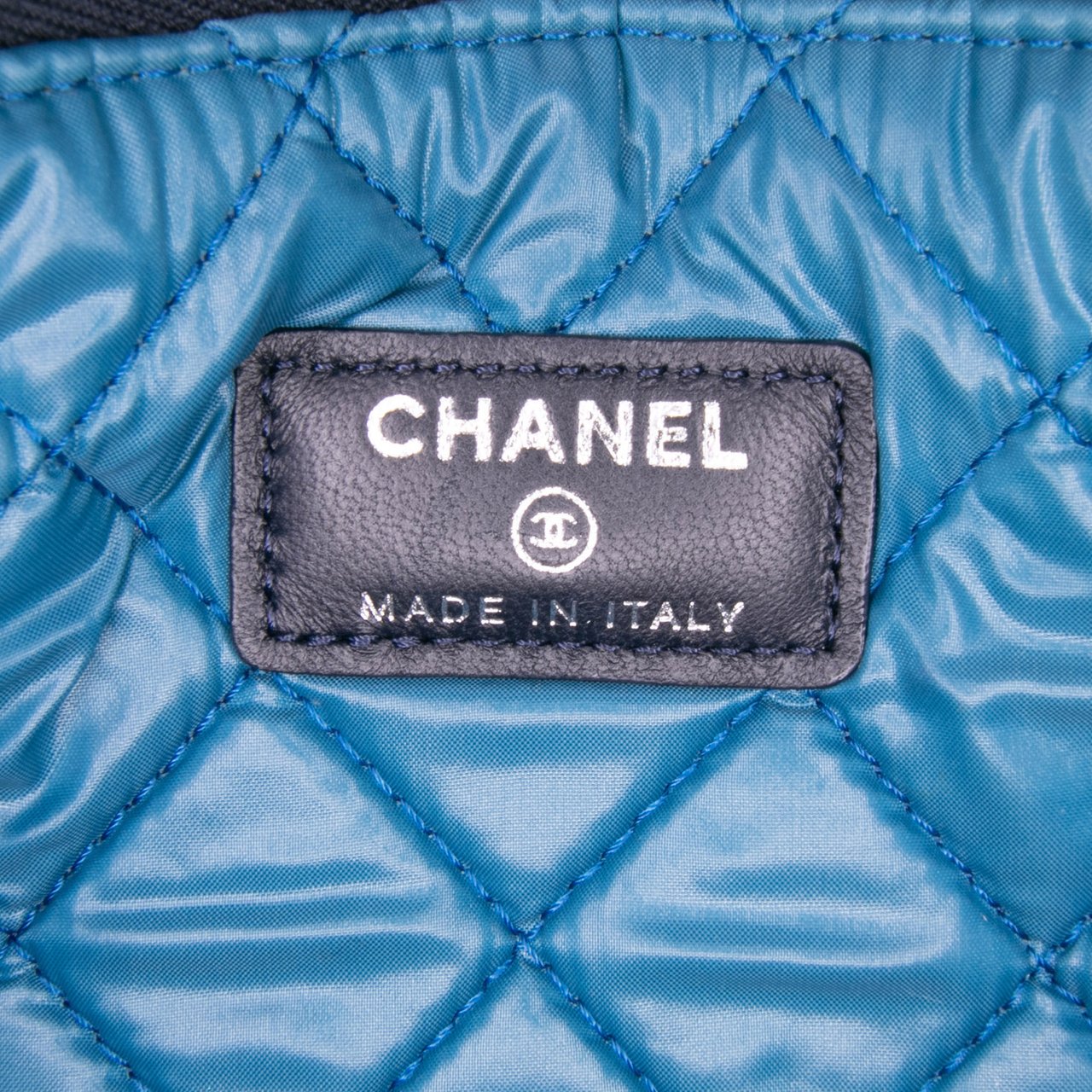 Chanel Paris Dubai Medium Printed Canvas Cosmetic Case Wit