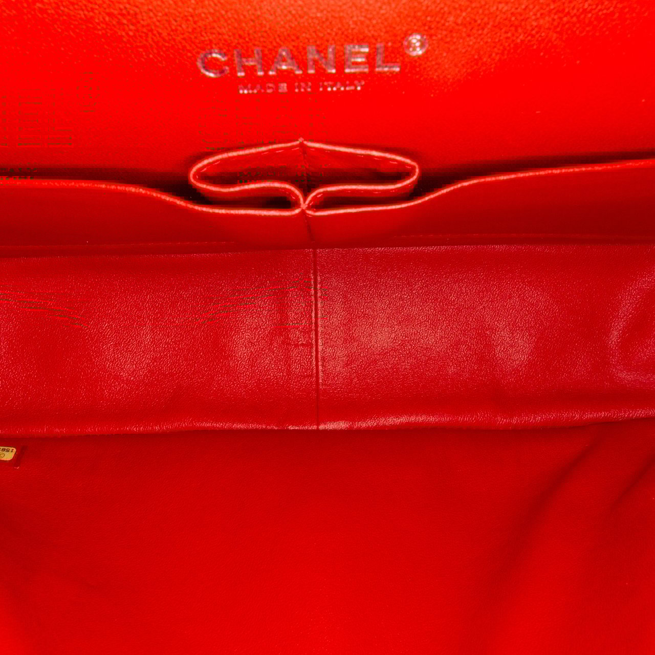 Chanel Jumbo Classic Lambskin Double Flap Oranje