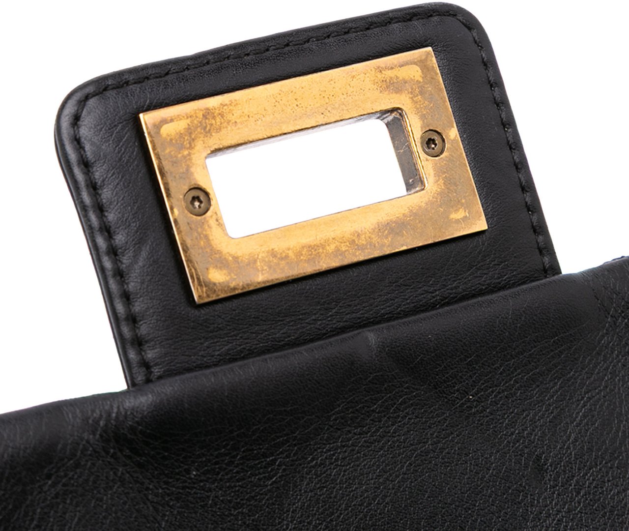 Chanel Large Reissue 2.55 Diamond Debossed Calfskin Cosmos Flap Zwart