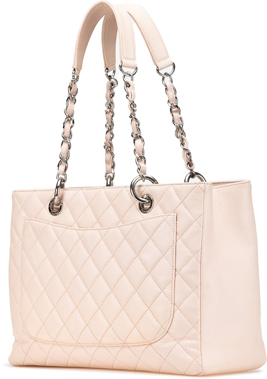 Chanel Caviar Grand Shopping Tote Bruin
