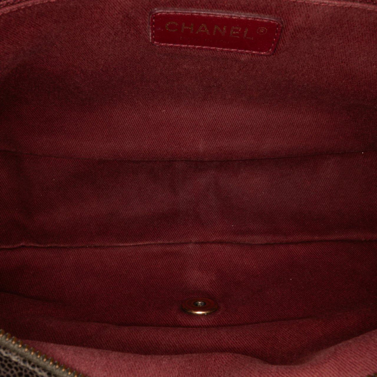 Chanel Large Quilted Glazed Caviar Shiva Flap Bruin