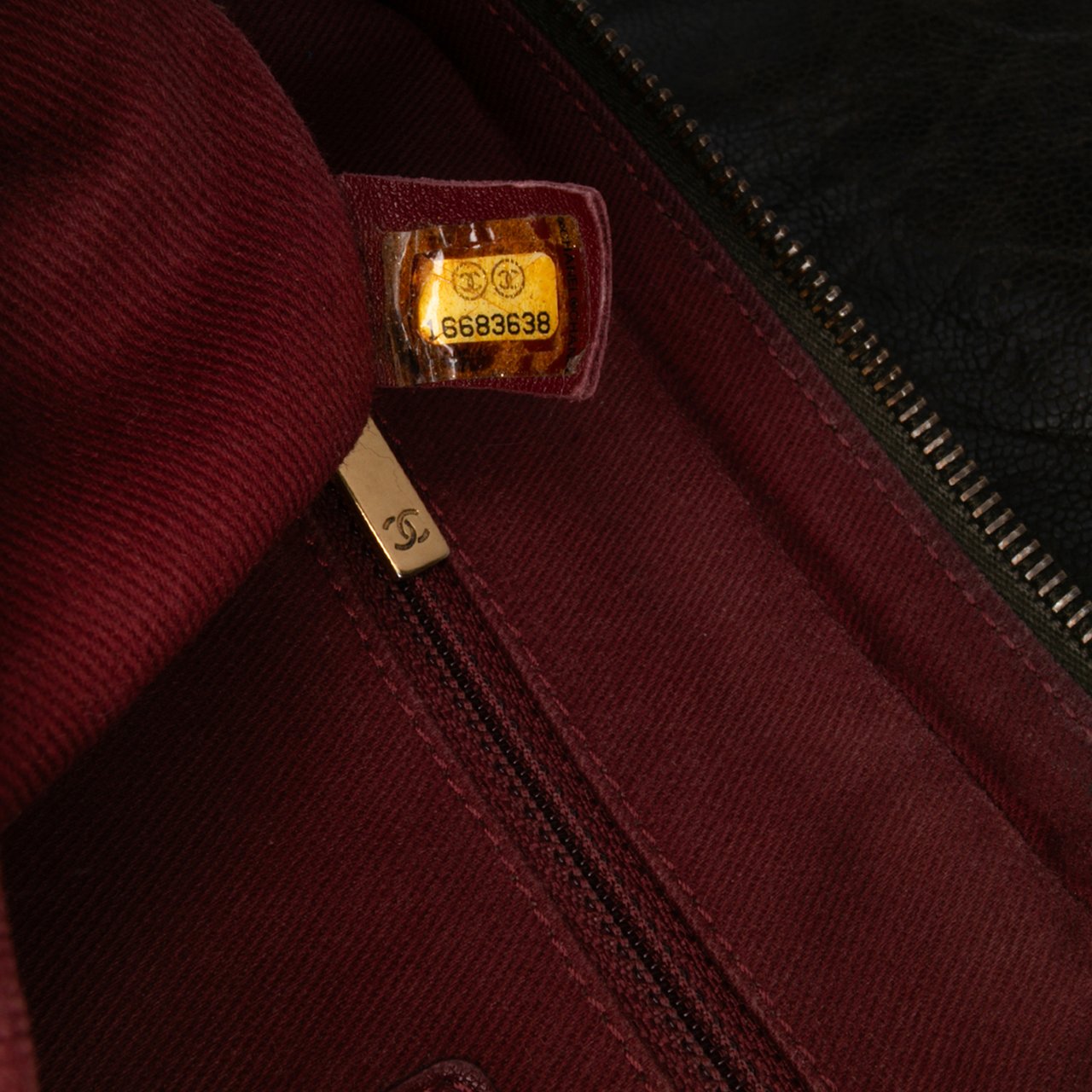 Chanel Large Quilted Glazed Caviar Shiva Flap Bruin