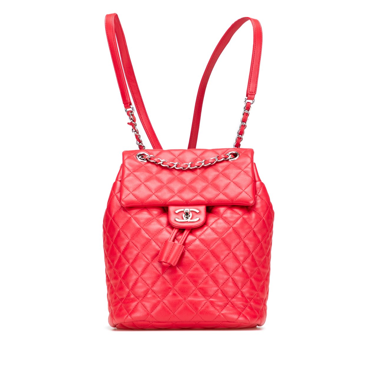 Chanel Small Lambskin Urban Spirit Backpack Rood