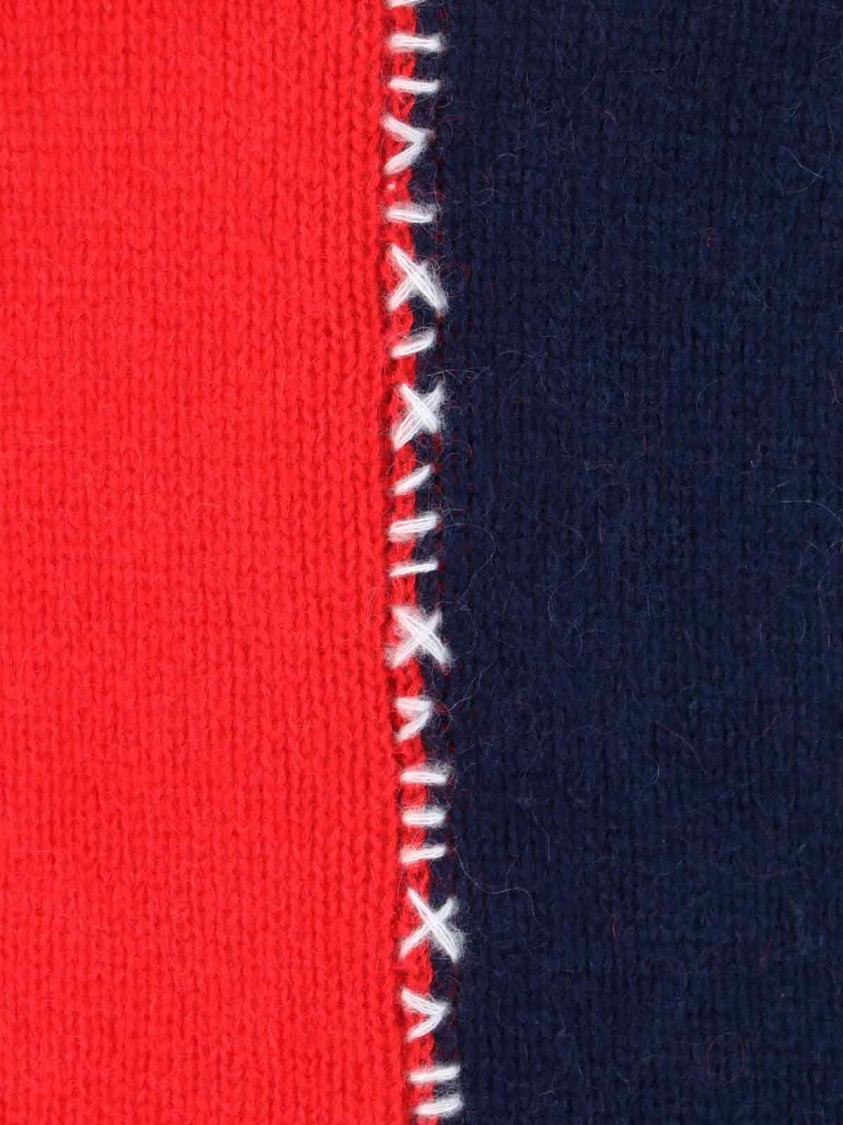 Charles Jeffrey Loverboy Classic Knit Sweater In Vibrant Red Divers