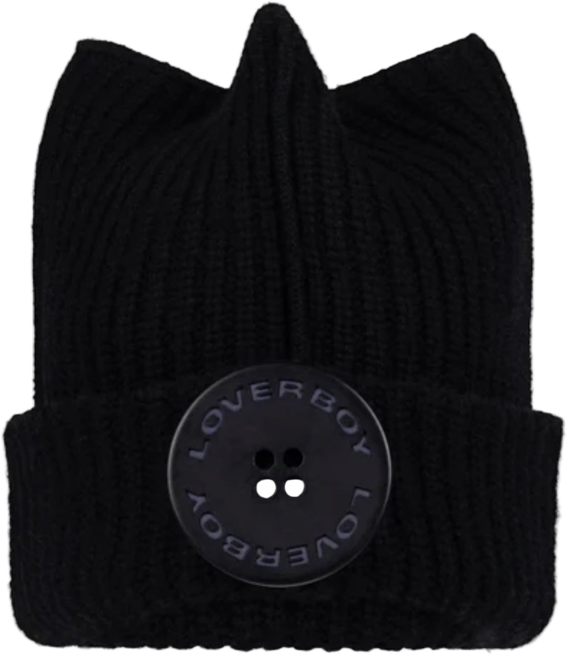 Charles Jeffrey Loverboy BOX BEANIE BLACK Zwart