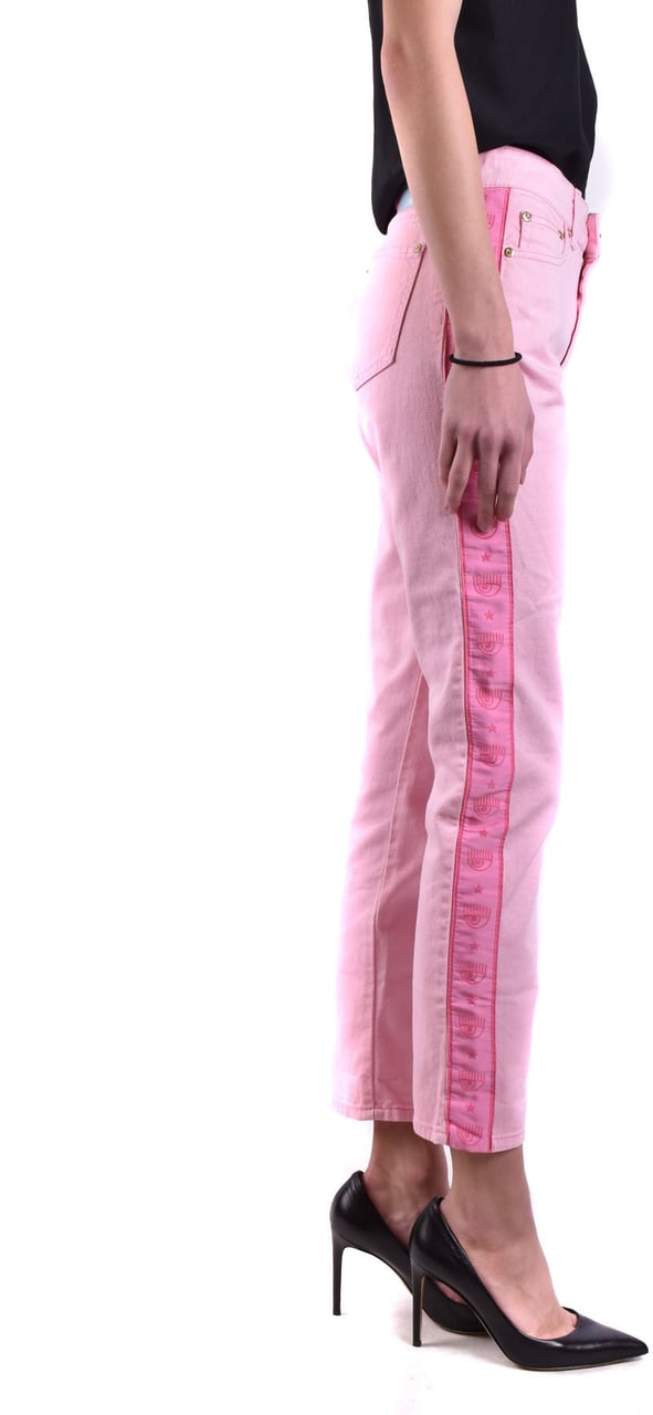 Chiara Ferragni Jeans Pink Roze