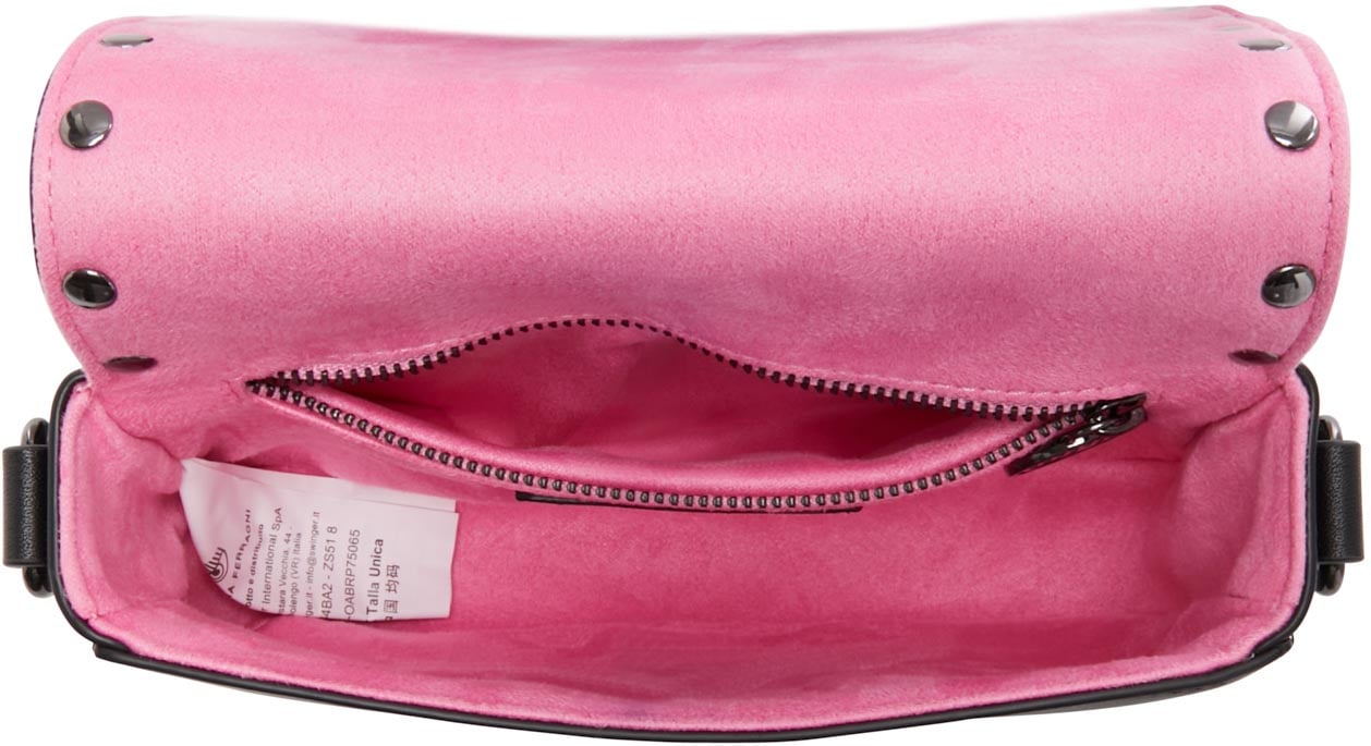 Chiara Ferragni Eyelike Kunstleer Crossbody Tas Zwart