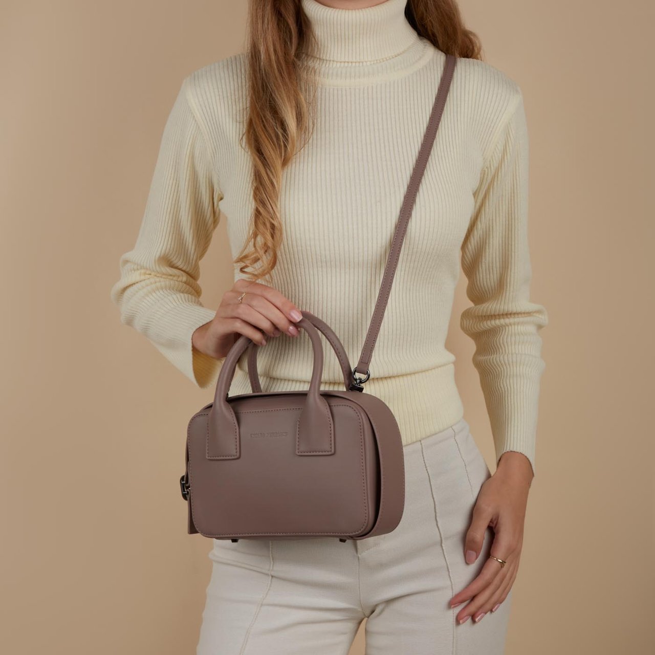 Chiara Ferragni Eyelike Kunstleer Crossbody Tas Bruin