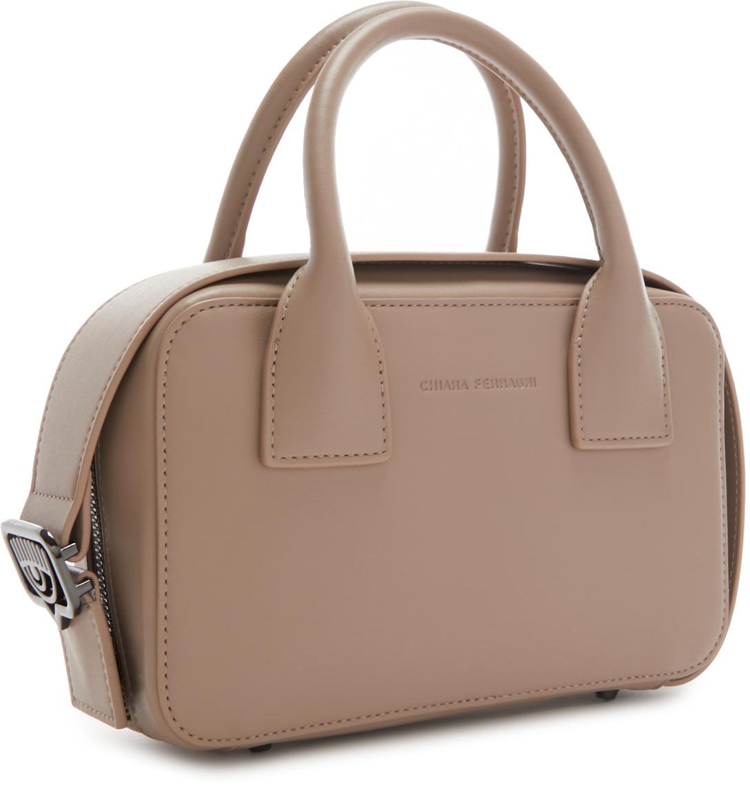 Chiara Ferragni Eyelike Kunstleer Crossbody Tas Bruin