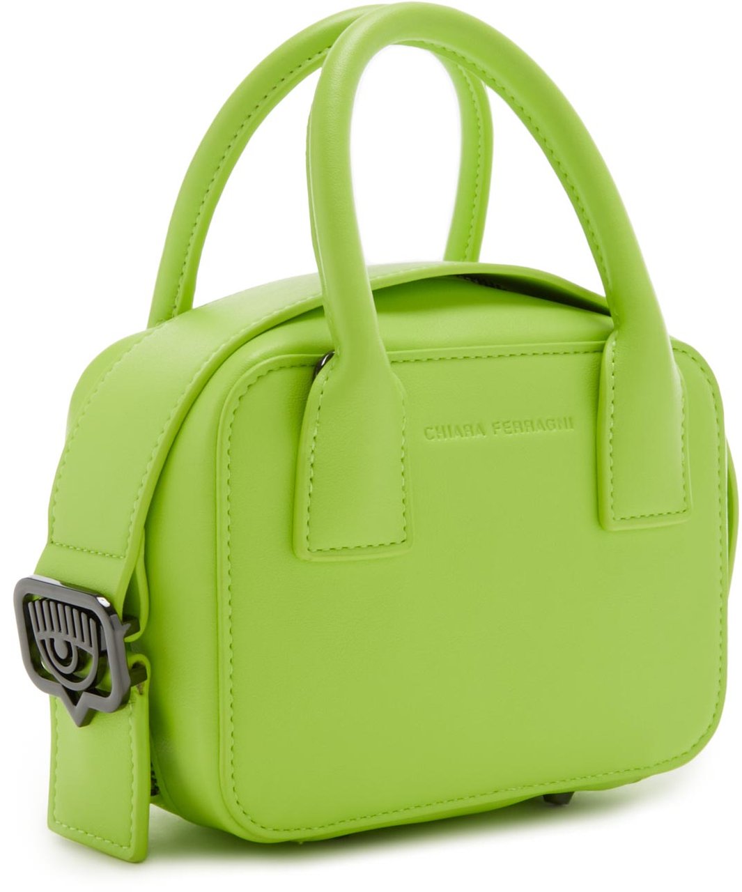 Chiara Ferragni Eyelike Kunstleer Crossbody Tas Groen