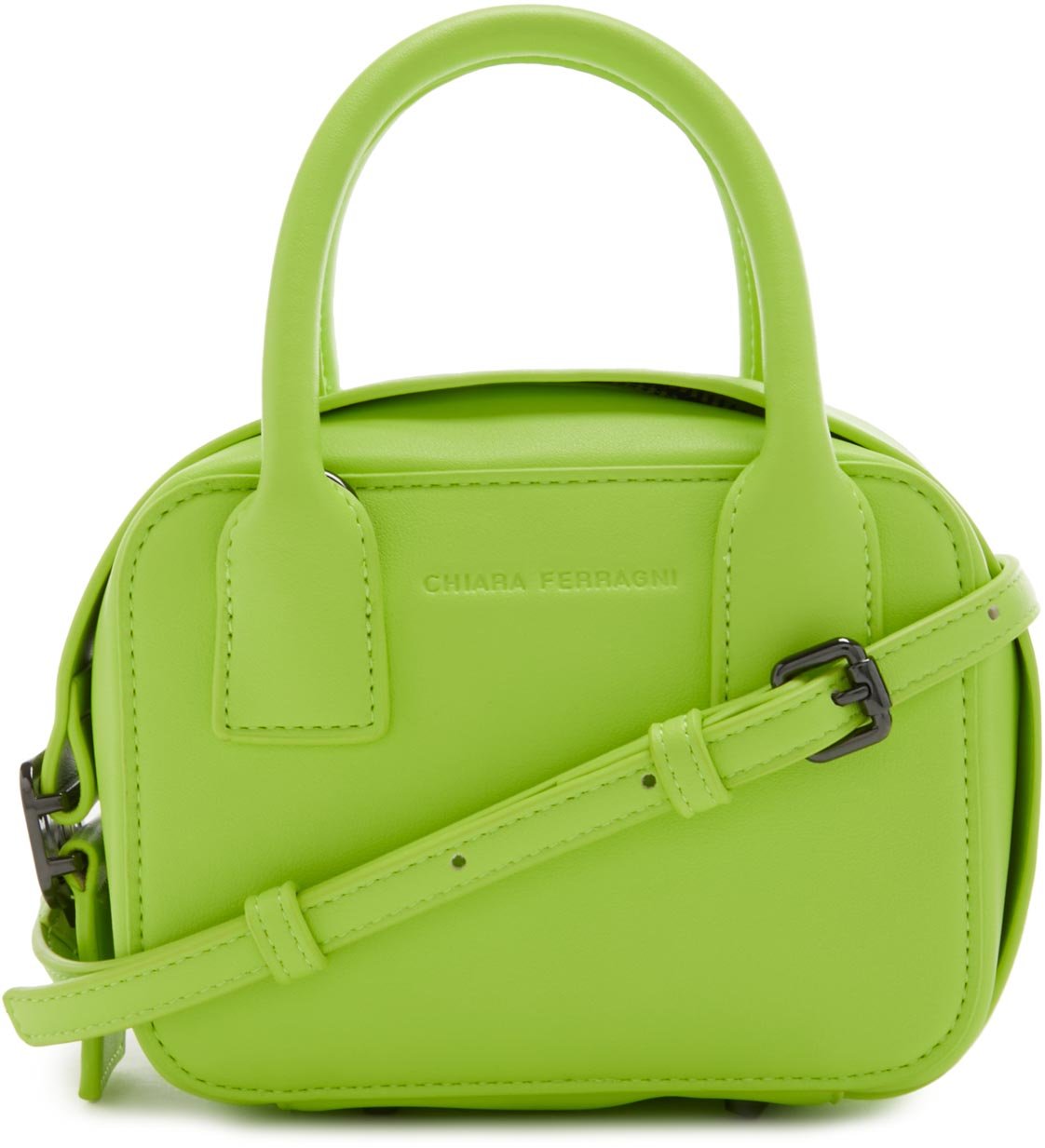 Chiara Ferragni Eyelike Kunstleer Crossbody Tas Groen