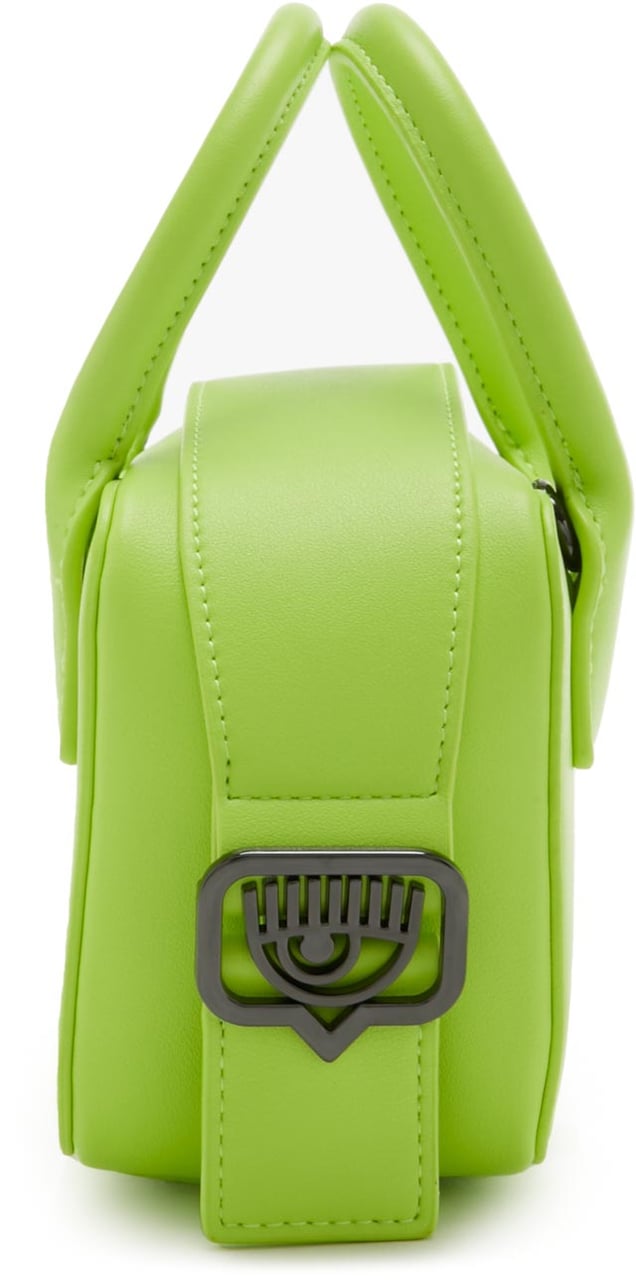 Chiara Ferragni Eyelike Kunstleer Crossbody Tas Groen