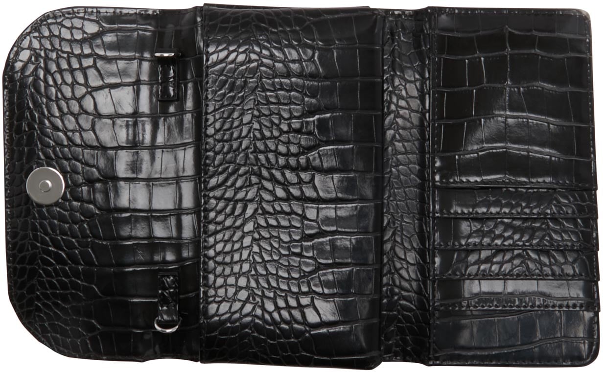 Chiara Ferragni Eyelike Kunstleer Crossbody Tas Zwart