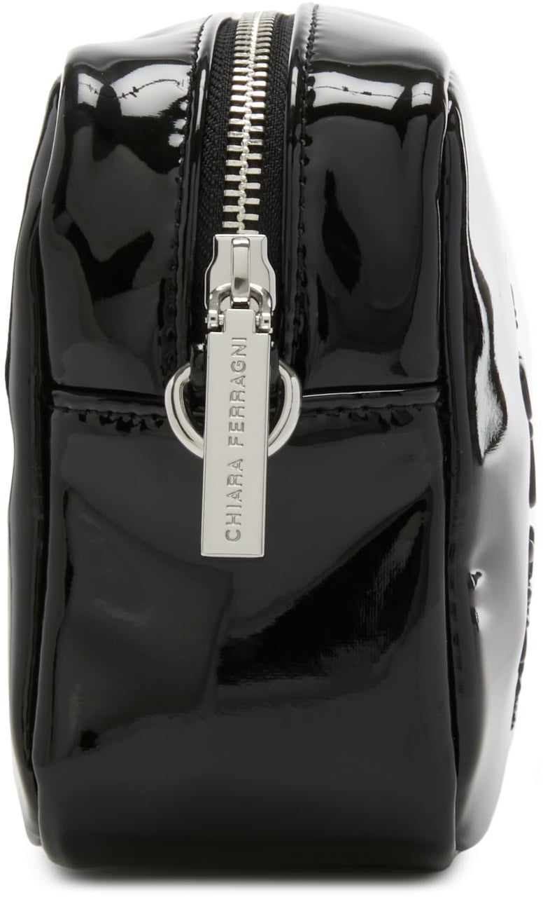 Chiara Ferragni Kunstleer Crossbody Tas Zwart