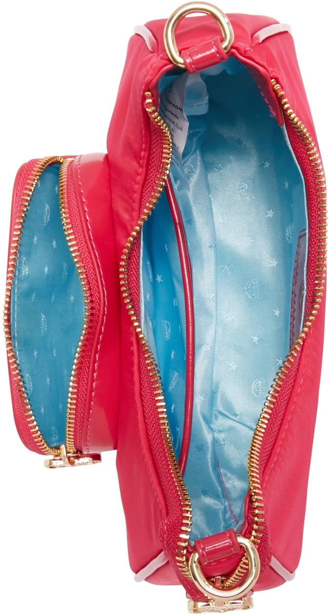 Chiara Ferragni Eyelike Kunstleer Crossbody Tas Roze