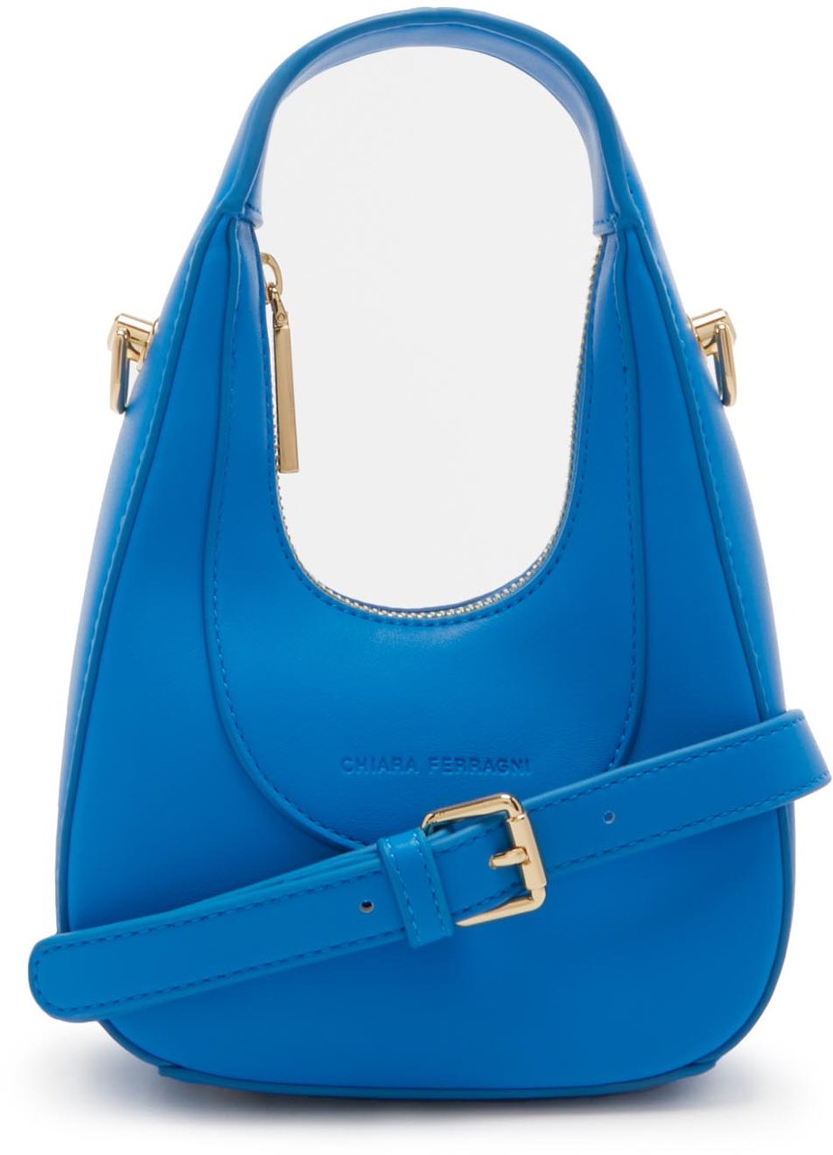 Chiara Ferragni Caia Kunstleer Crossbody Tas Blauw