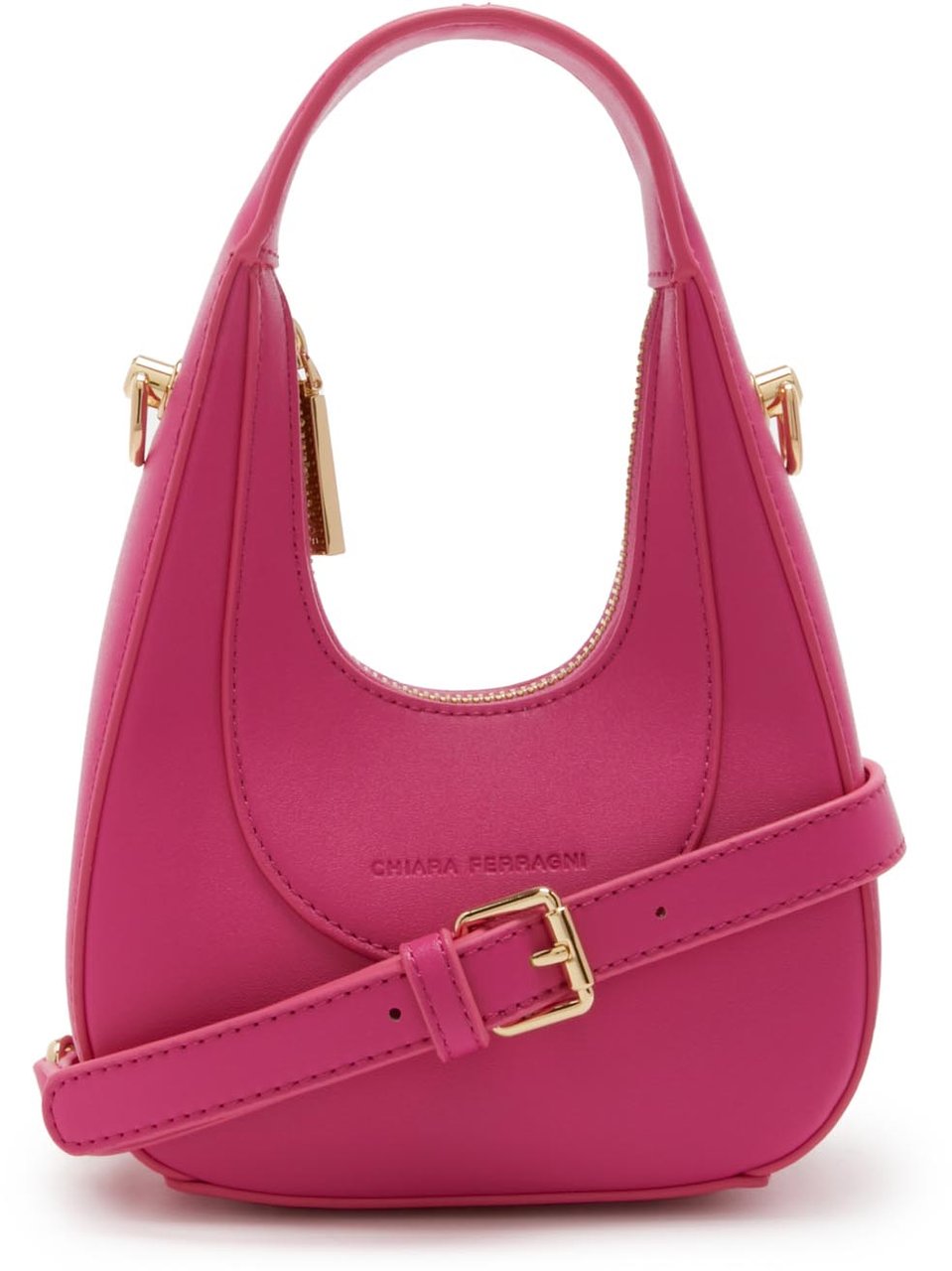 Chiara Ferragni Caia Kunstleer Crossbody Tas Roze