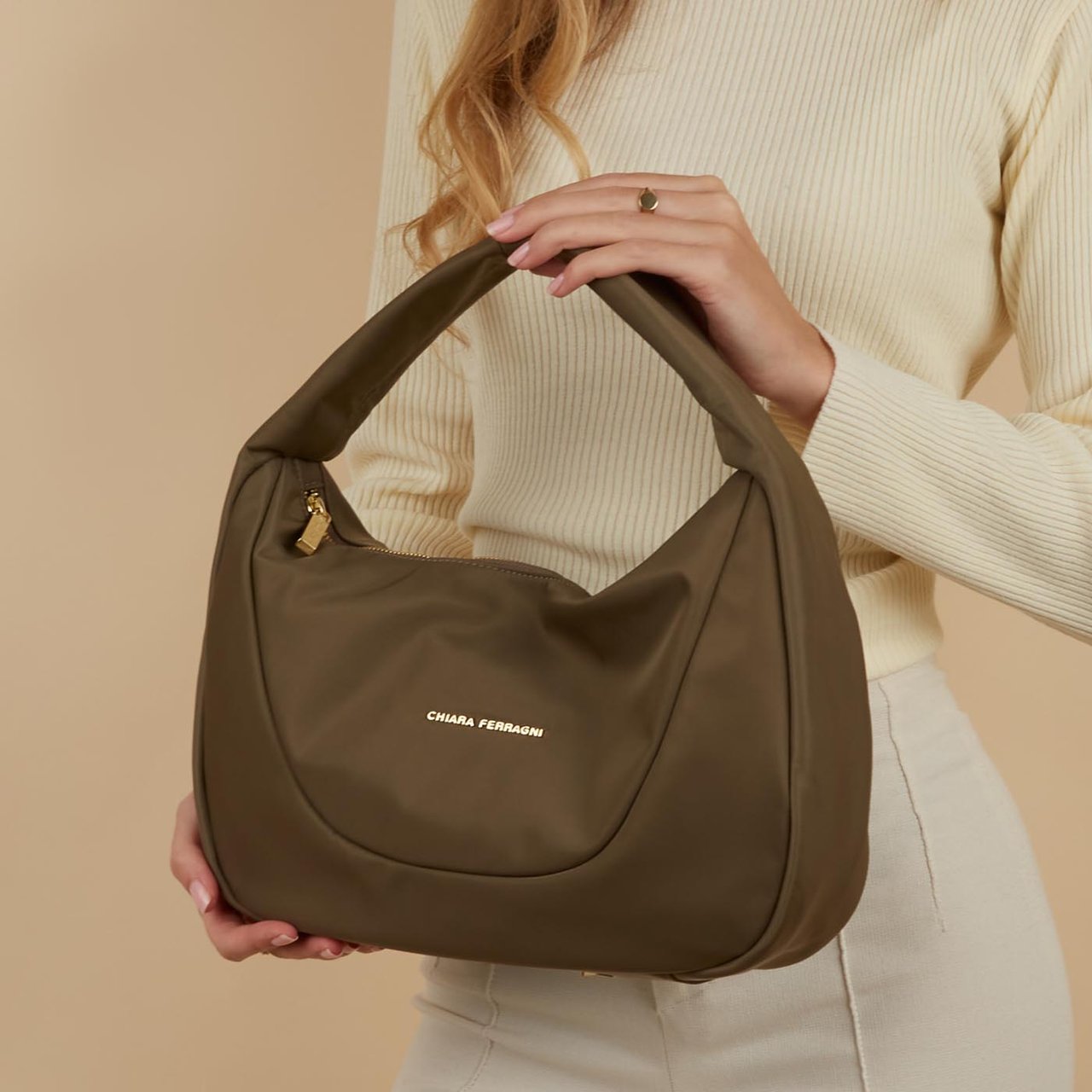 Chiara Ferragni Caia Kunstleer Handtas Groen