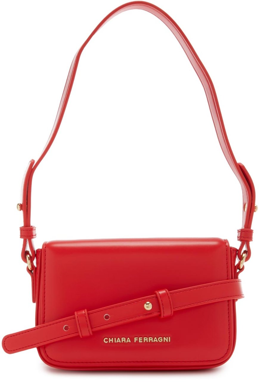 Chiara Ferragni Kunstleer Crossbody Tas Rood