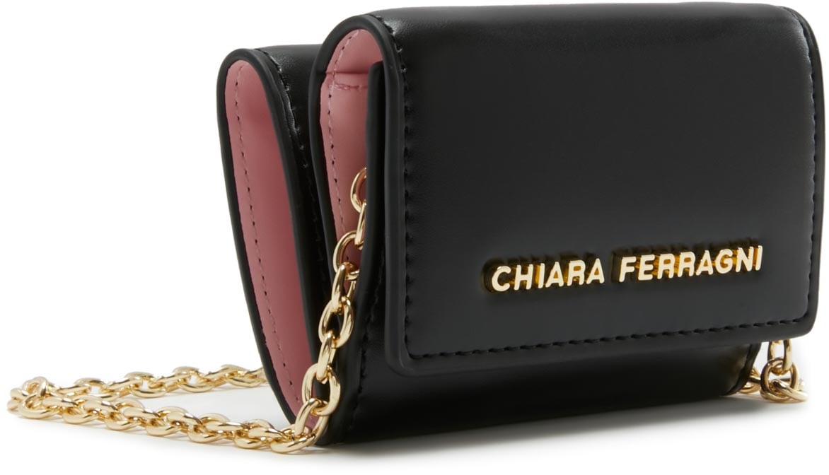 Chiara Ferragni Kunstleer Crossbody Tas Zwart