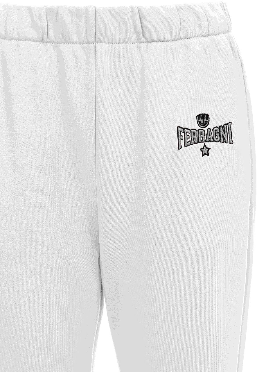 Chiara Ferragni Trousers White Wit