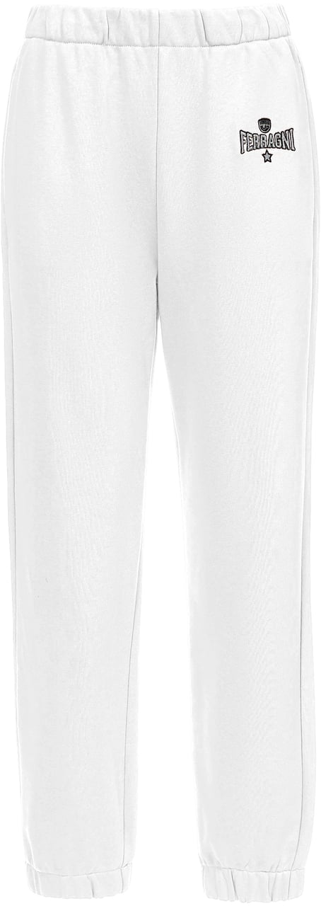 Chiara Ferragni Trousers White Wit
