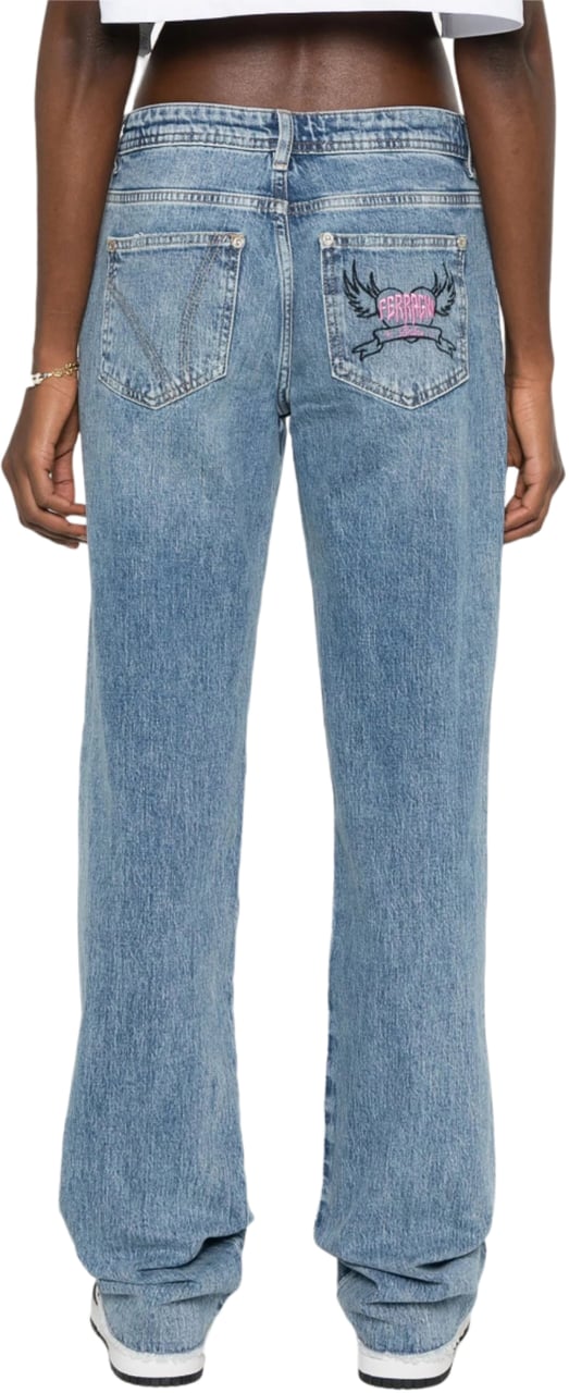 Chiara Ferragni Trousers Blue Blauw