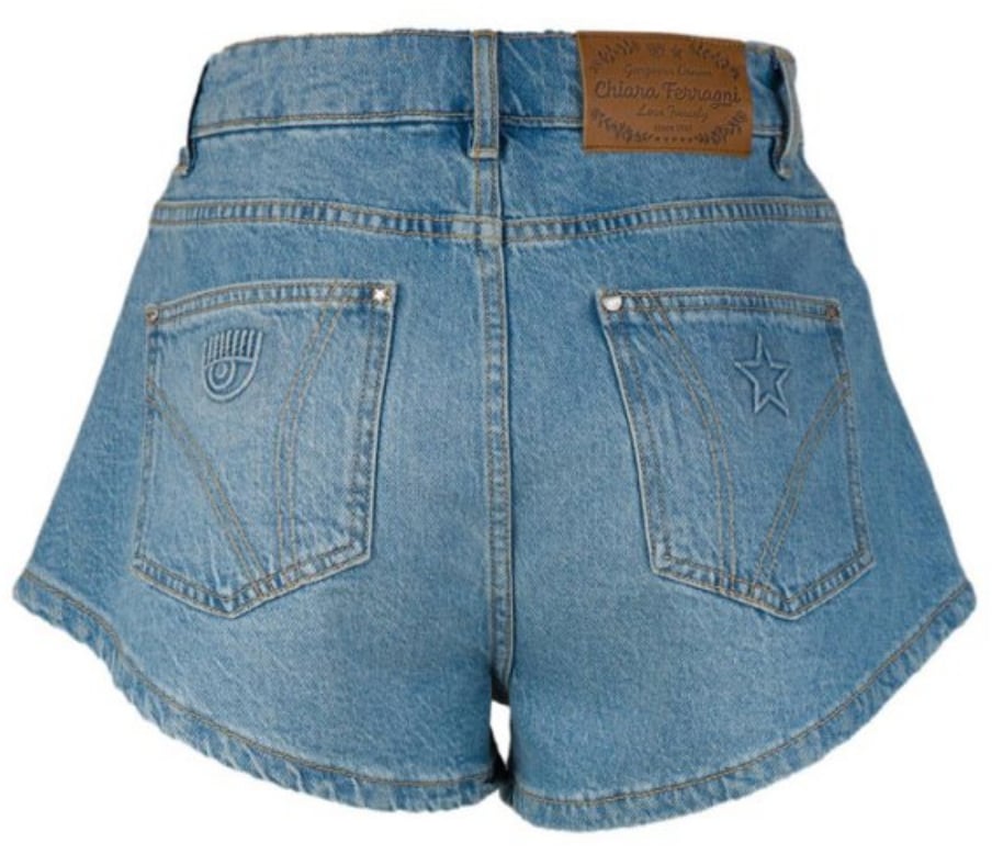 Chiara Ferragni Shorts Blue Blauw