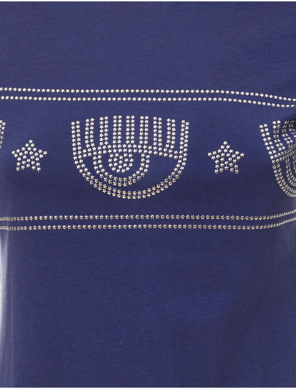 Chiara Ferragni T-Shirts And Polos Blue Blauw