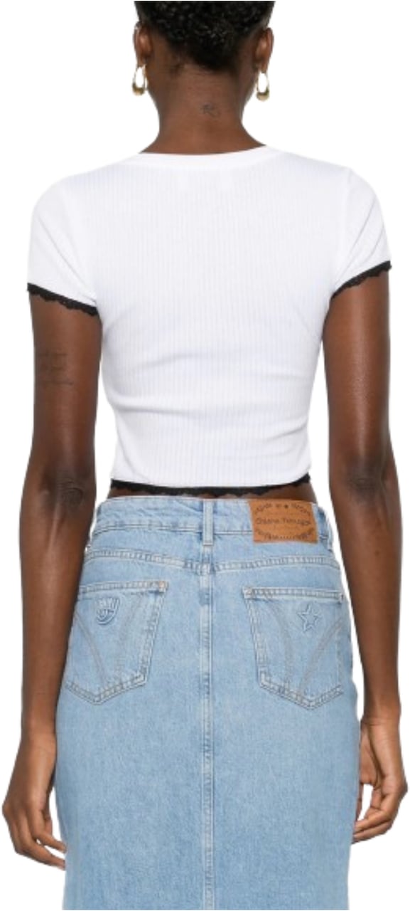 Chiara Ferragni Top White Wit