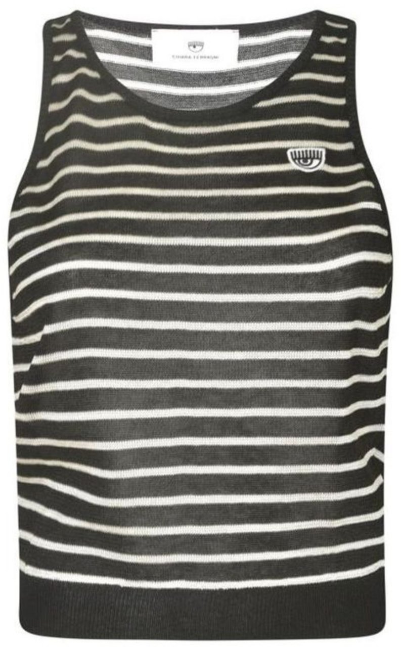 Chiara Ferragni Top Black Zwart