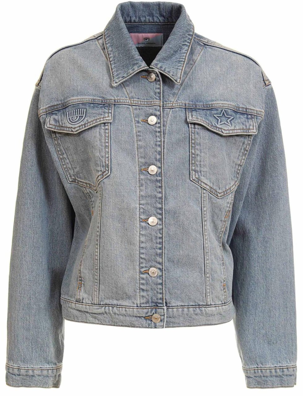 Chiara Ferragni Coats Blue Blauw