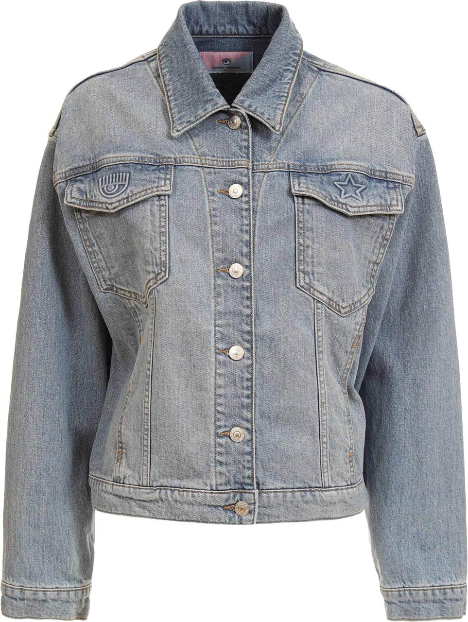 Chiara Ferragni Coats Blue Blauw