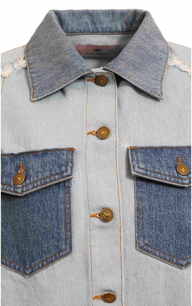 Chiara Ferragni Coats Blue Blauw