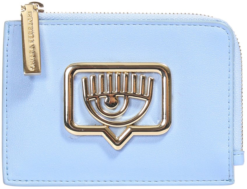 Chiara Ferragni Wallets Blue Blauw